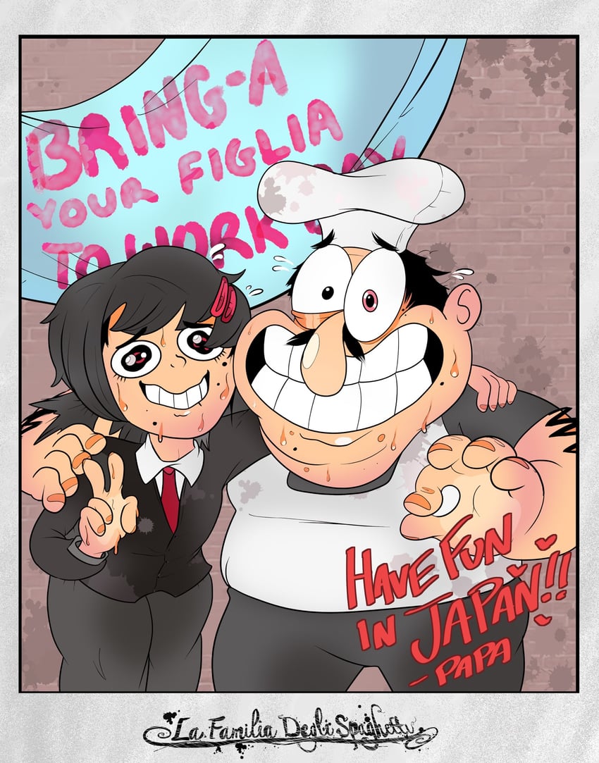 higashiyama kobeni and peppino spaghetti (chainsaw man and 1 more) drawn by drememoto