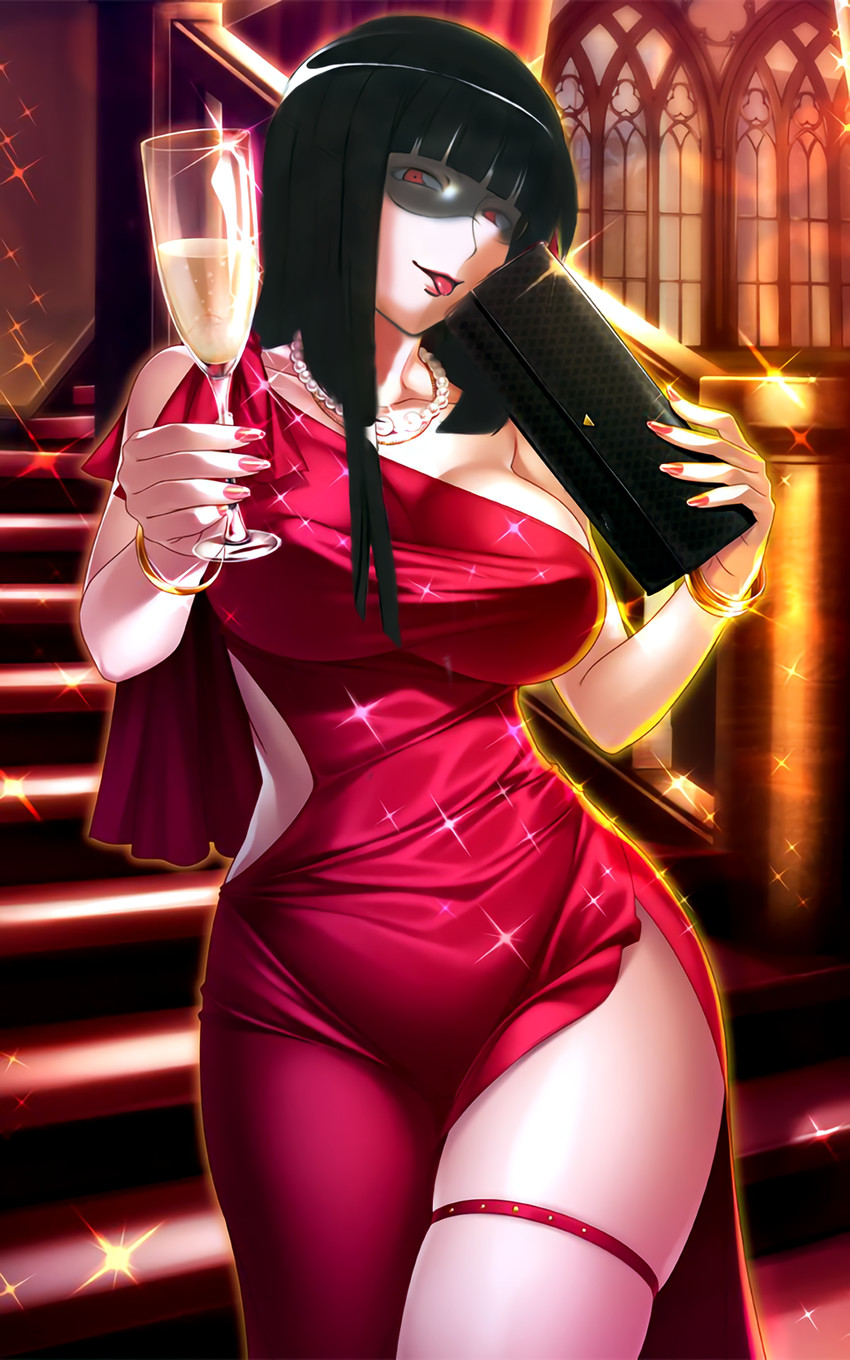 amelia l falcon (taimanin and 4 more) drawn by kagami_hirotaka and mee_(meemeeshion)
