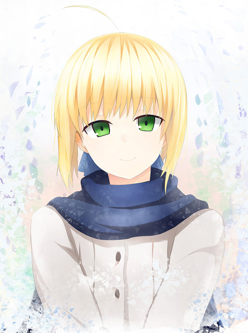 artoria pendragon and saber (fate and 1 more) drawn by xiaodi