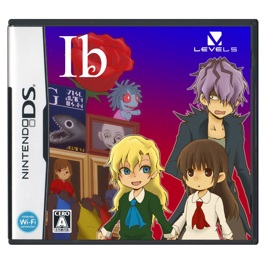 ib, mary, garry, doll, and lady in red (ib and 3 more) drawn by vis_(asakasan)