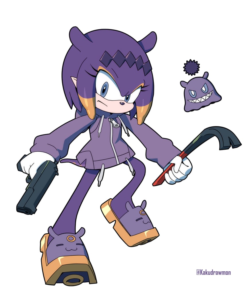ninomae ina'nis, takodachi, and shadow the hedgehog (hololive and 2 more) drawn by kakudrawmon
