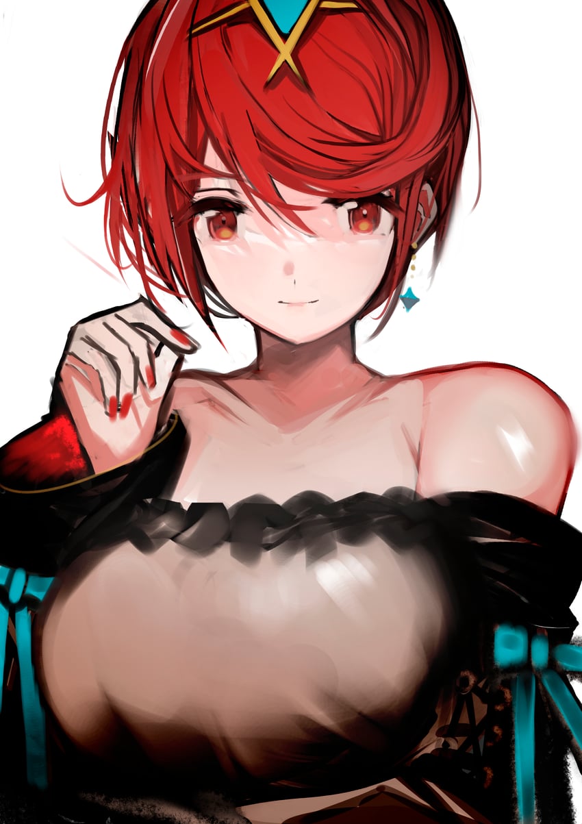 pyra (xenoblade chronicles and 1 more) drawn by tarbo_(exxxpiation)