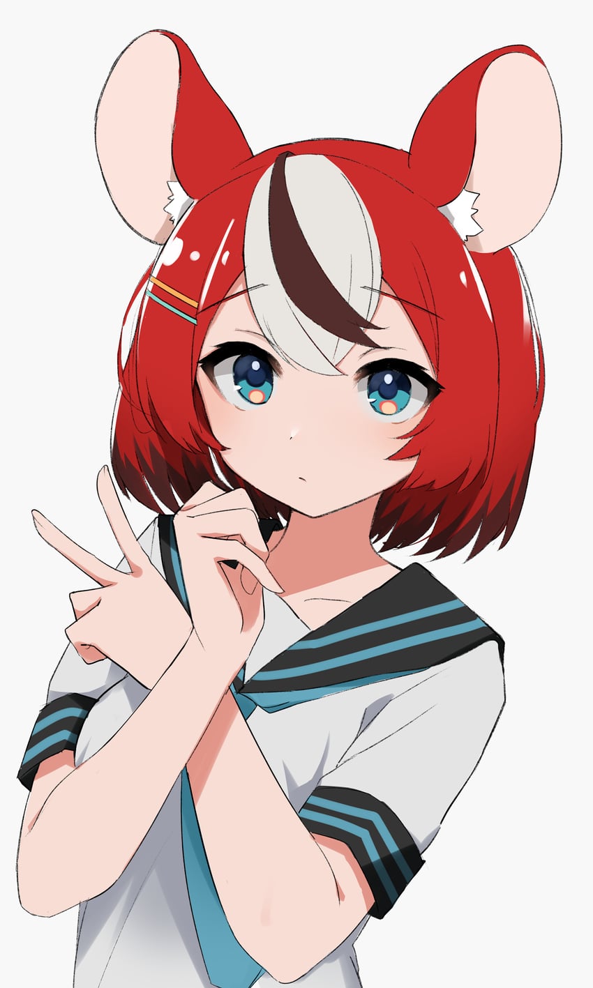 hakos baelz (hololive and 1 more) drawn by shuwe001