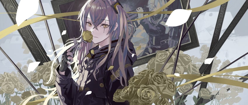 ump45 and ump40 (girls' frontline) drawn by fujita_(condor)