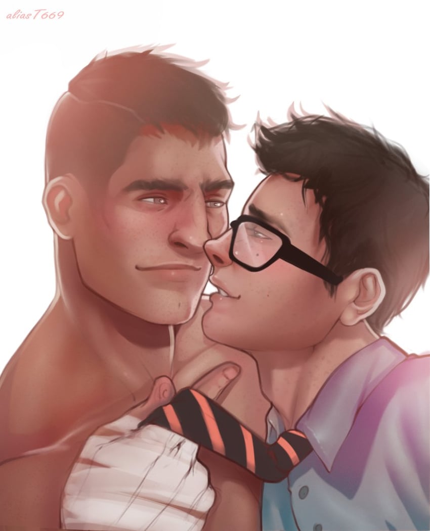 david king and dwight fairfield (dead by daylight) drawn by aliast669