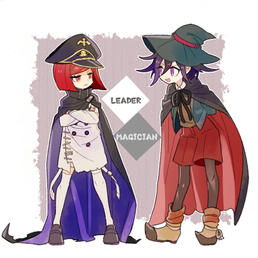 oma kokichi and yumeno himiko (danganronpa and 1 more) drawn by ameko_(ameko03)