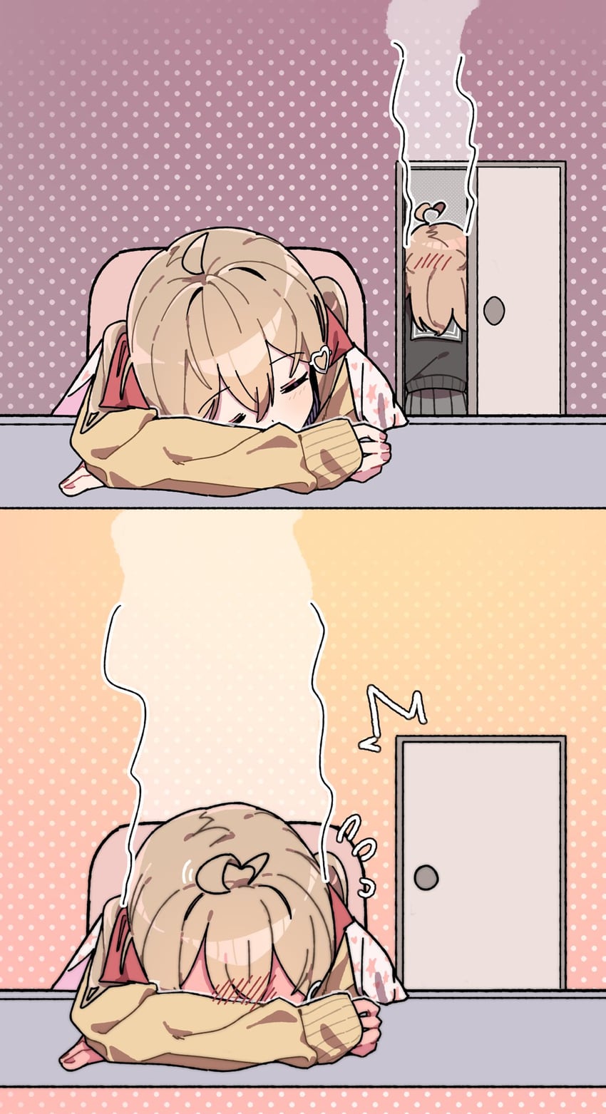 neuro-sama and evil neuro-sama (vedal ai) drawn by eenightlamp