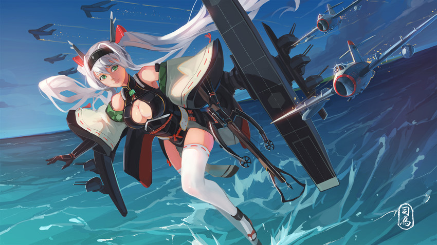fairy and hakuryuu (world of warships and 1 more) drawn by sima_naoteng