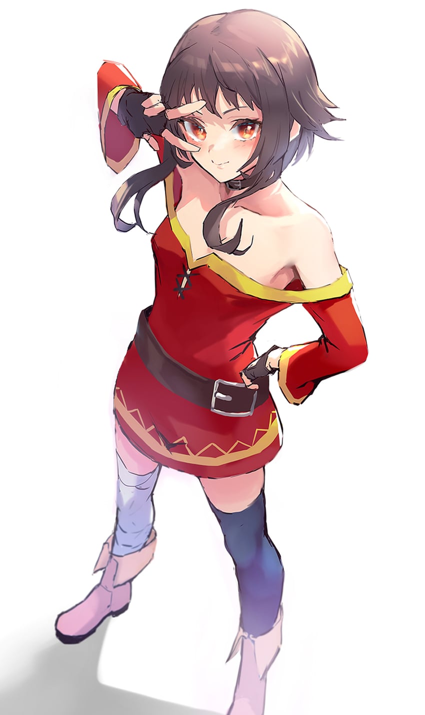 megumin (kono subarashii sekai ni shukufuku wo!) drawn by miyamoto_satoru