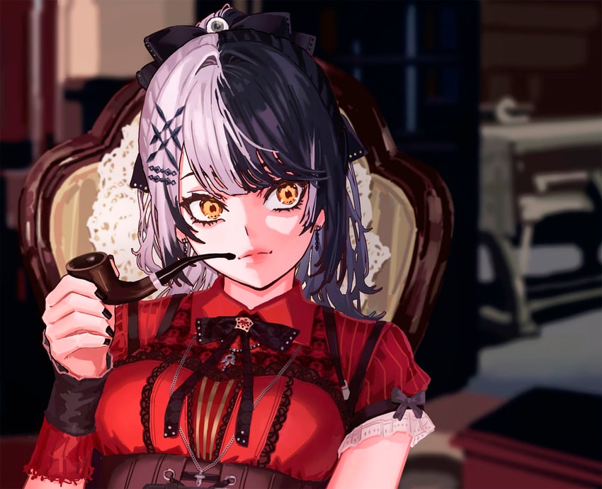 shiori novella (hololive and 1 more) drawn by wayt5h