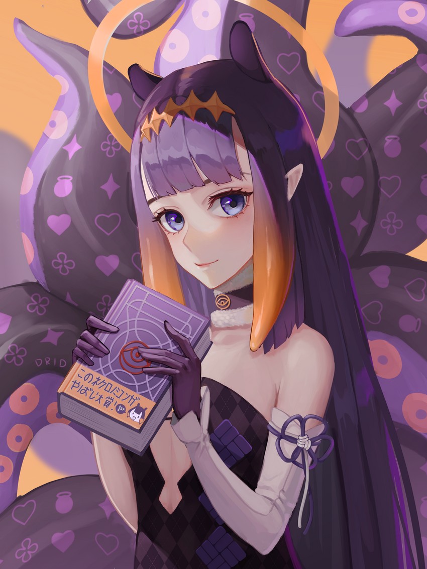 ninomae ina'nis and ao-chan (hololive and 1 more) drawn by drid
