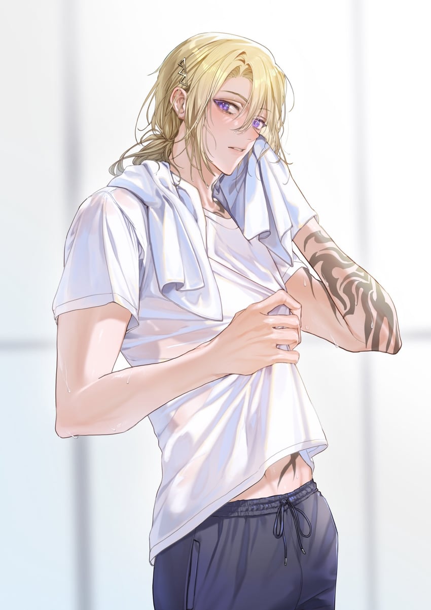 luca kaneshiro (nijisanji and 1 more) drawn by papa_(you_have_today)