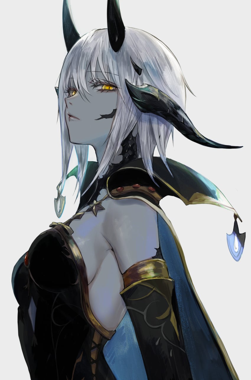 warrior of light (original and 2 more) drawn by maho_moco