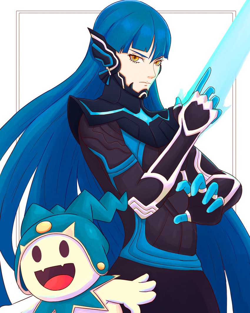 jack frost and protagonist (shin megami tensei and 1 more) drawn by truejekart
