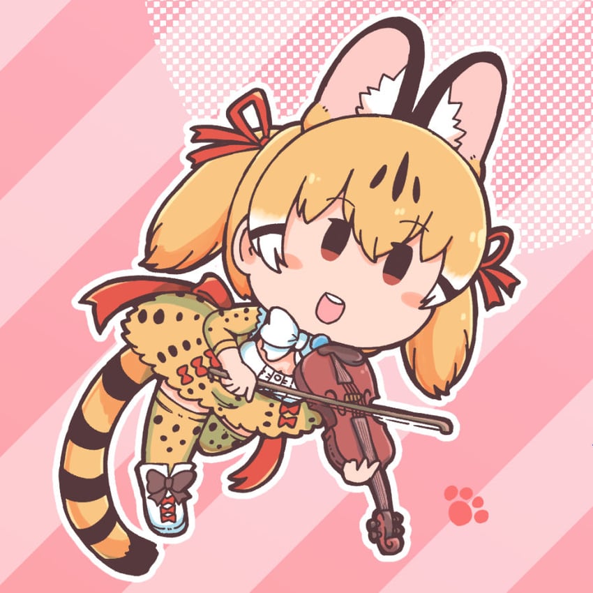 large-spotted genet (kemono friends and 1 more) drawn by numazoko_namazu