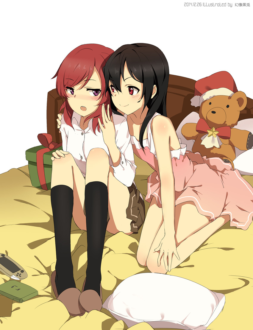 nishikino maki and yazawa nico (love live! and 1 more) drawn by huanxiang_heitu