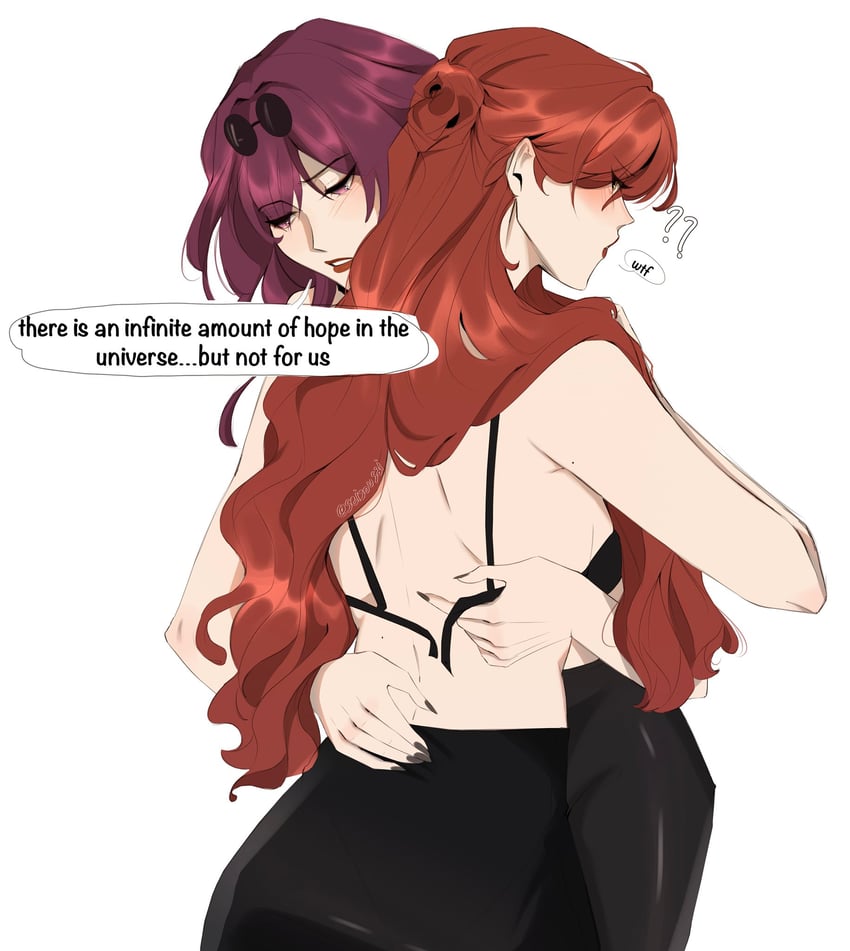 kafka and himeko (honkai and 1 more) drawn by seijousai