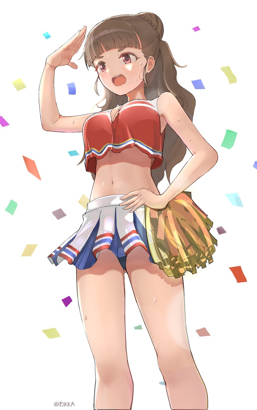 kamiya nao (idolmaster and 1 more) drawn by pjkka