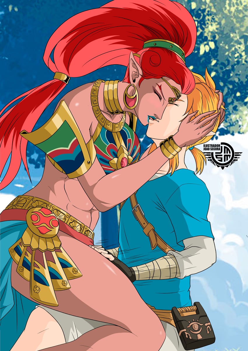 link and urbosa (the legend of zelda and 1 more) drawn by joao_segura