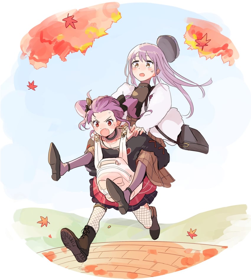 minato yukina and udagawa ako (bang dream!) drawn by pine_(pinepipp)