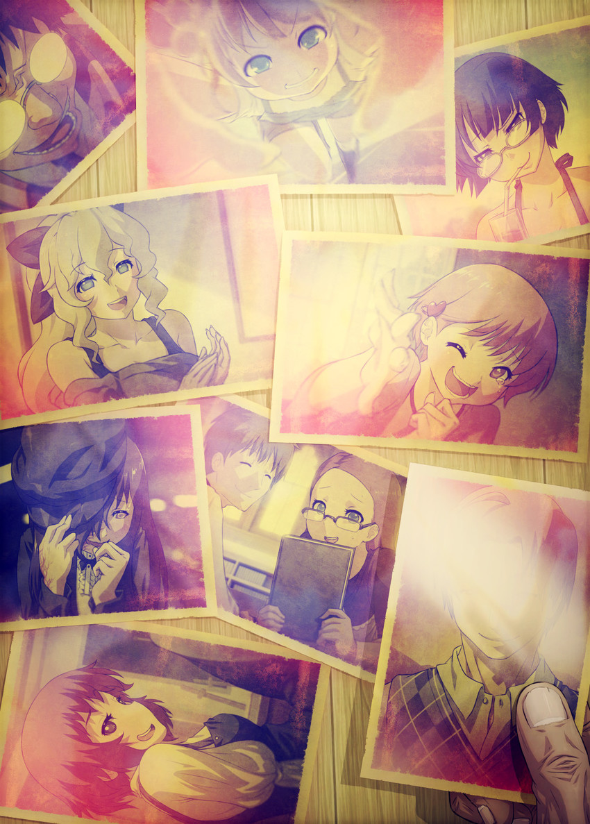 ikezawa hanako, satou lilly, tezuka rin, ibarazaki emi, hakamichi shizune, and 5 more (katawa shoujo) drawn by mike_inel