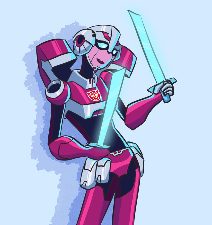 arcee (transformers and 1 more) drawn by laqueusaxolotl