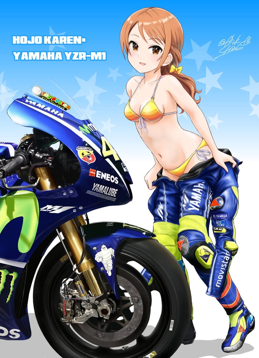 hojo karen (idolmaster and 2 more) drawn by flick_(sal23)