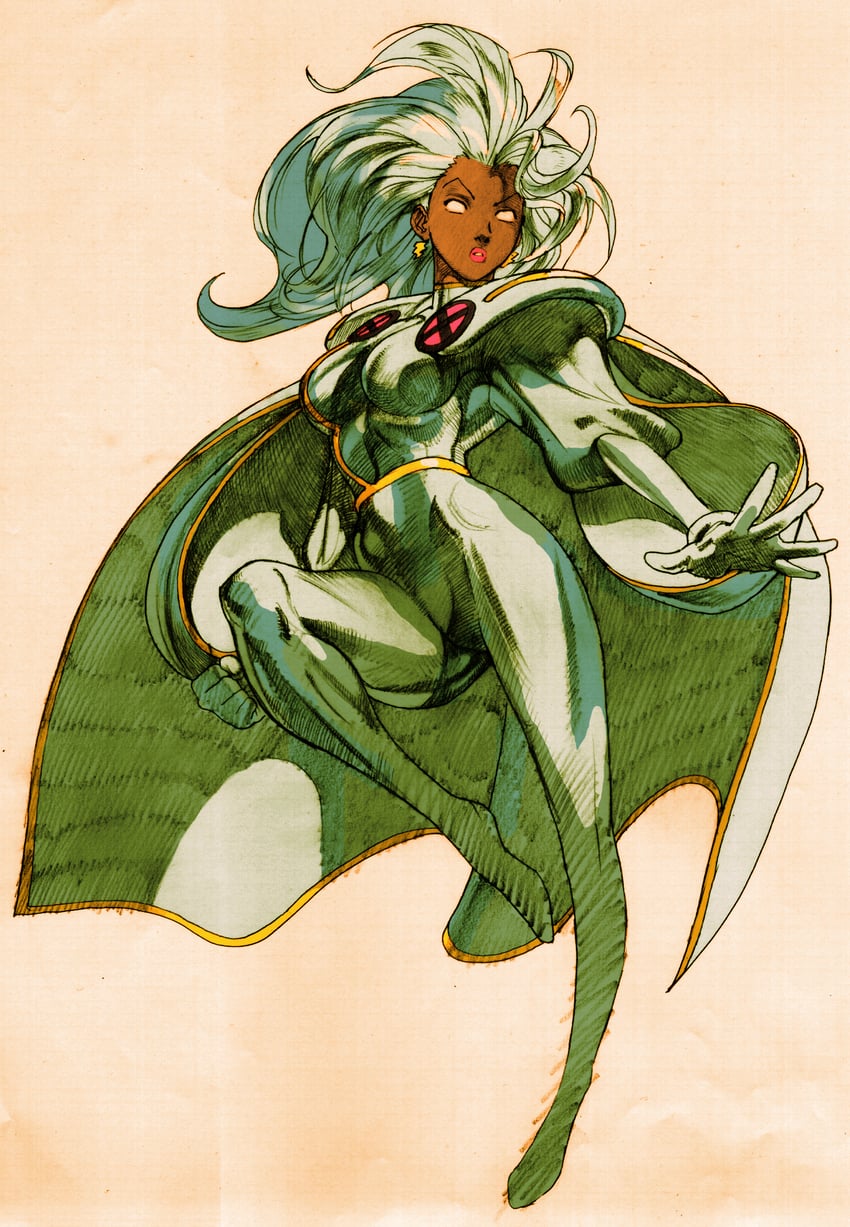 storm (marvel and 3 more) drawn by bengus