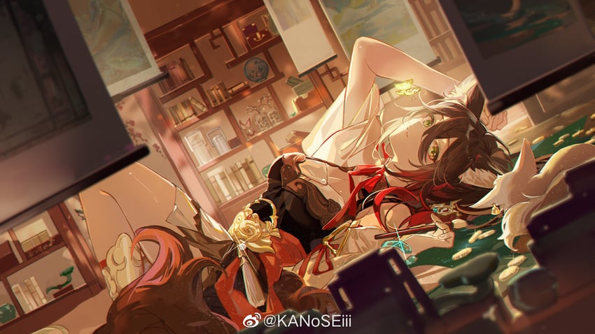 tingyun (honkai and 1 more) drawn by hitokoto