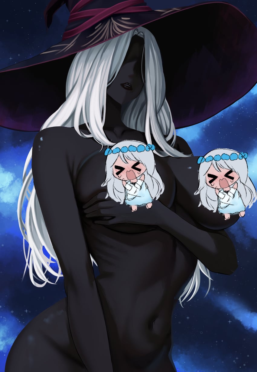 recluse and revenant (elden ring and 1 more) drawn by yan_kodiac
