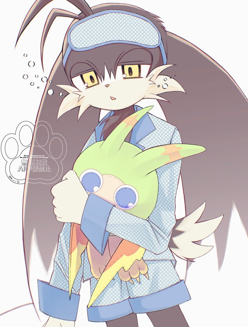 klonoa and moo (kaze no klonoa) drawn by k_v_91