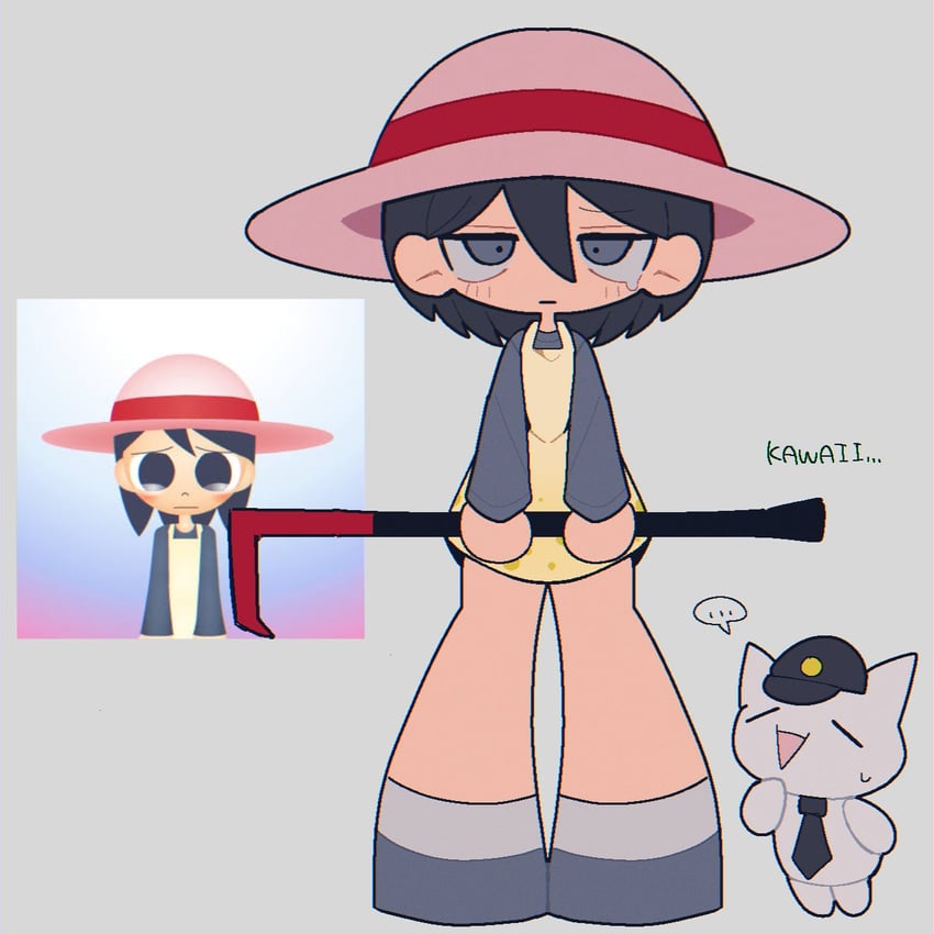 mona and andou natsumi (2channel and 1 more) drawn by shiba_inu_(j1piwzrj8xdzywk)