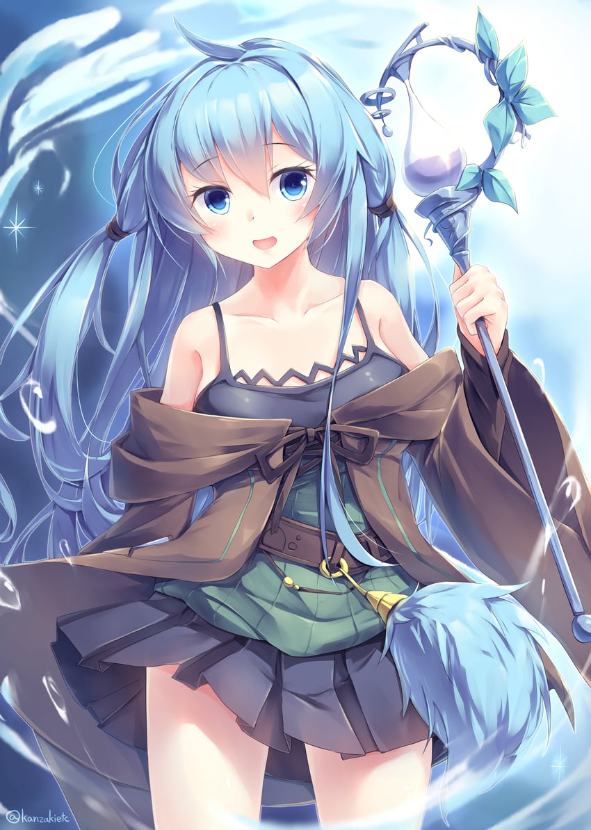 eria and eria the water charmer (yu-gi-oh!) drawn by kanzakietc