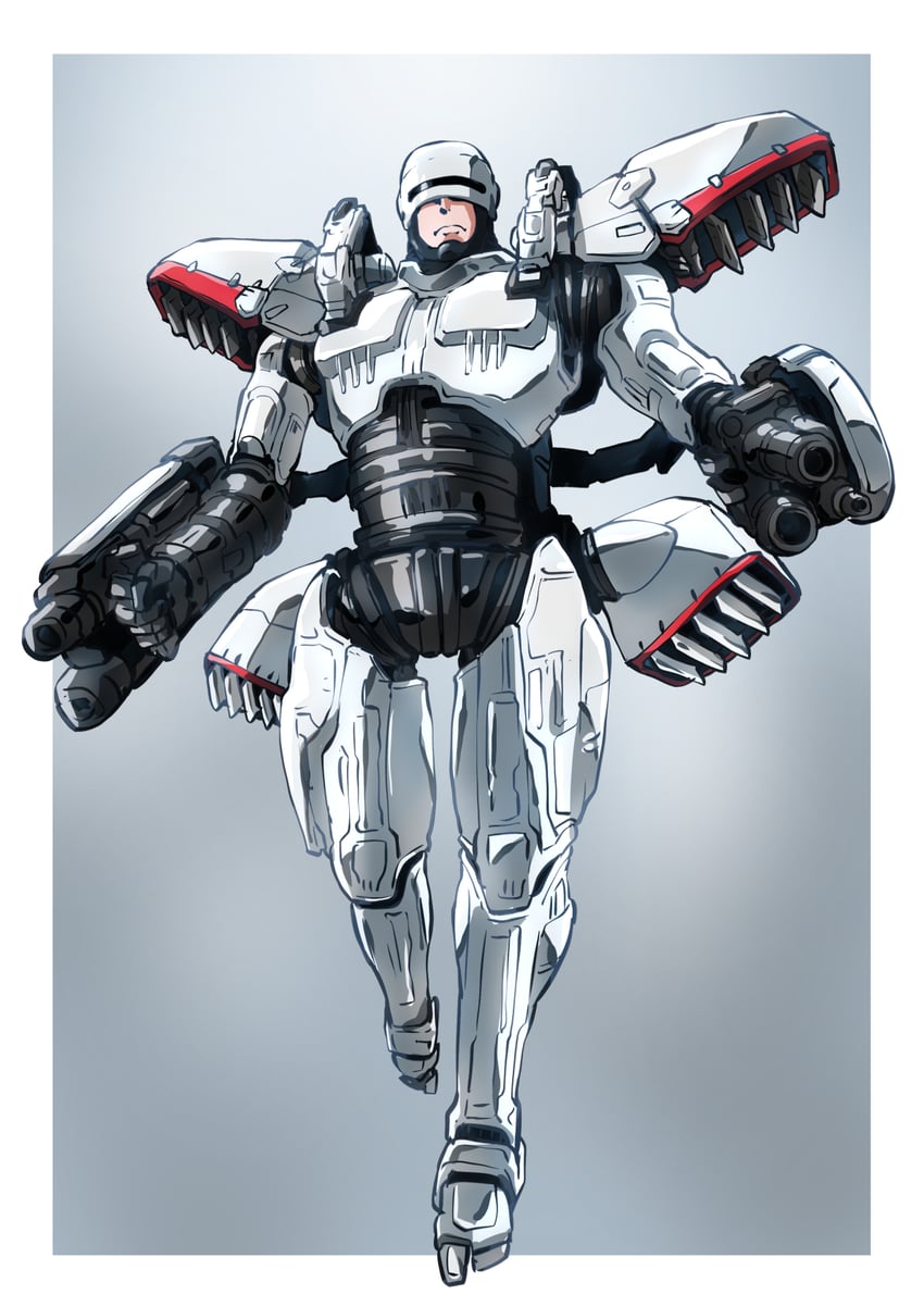 robocop (robocop and 1 more) drawn by taiga_hiroyuki