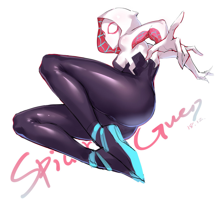 spider-gwen (marvel and 3 more) drawn by lxkate