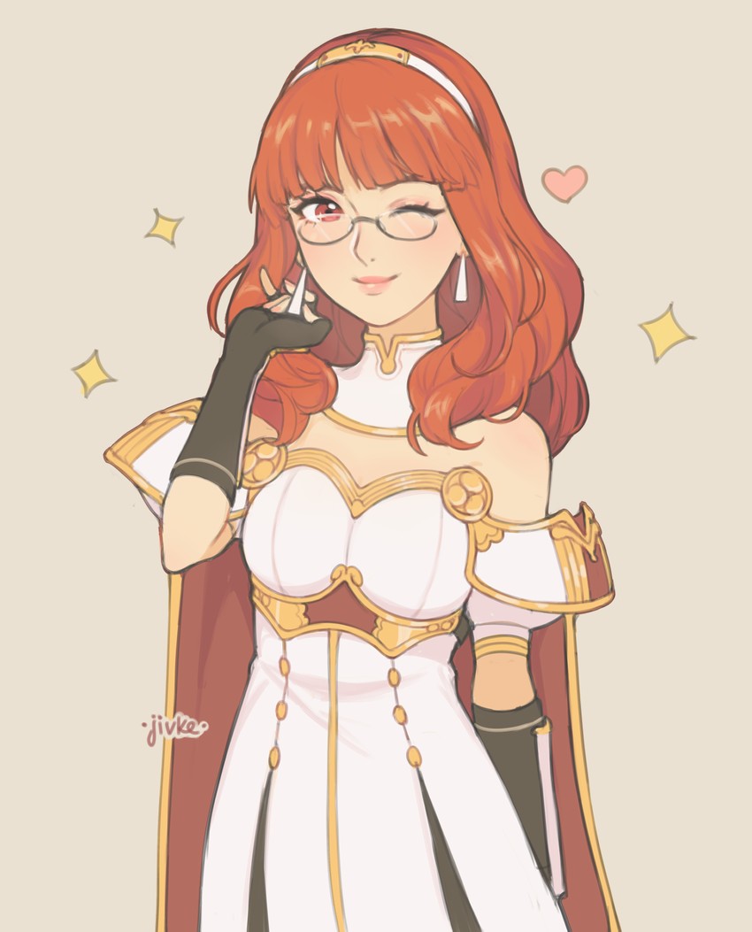 celica (fire emblem and 2 more) drawn by jivke