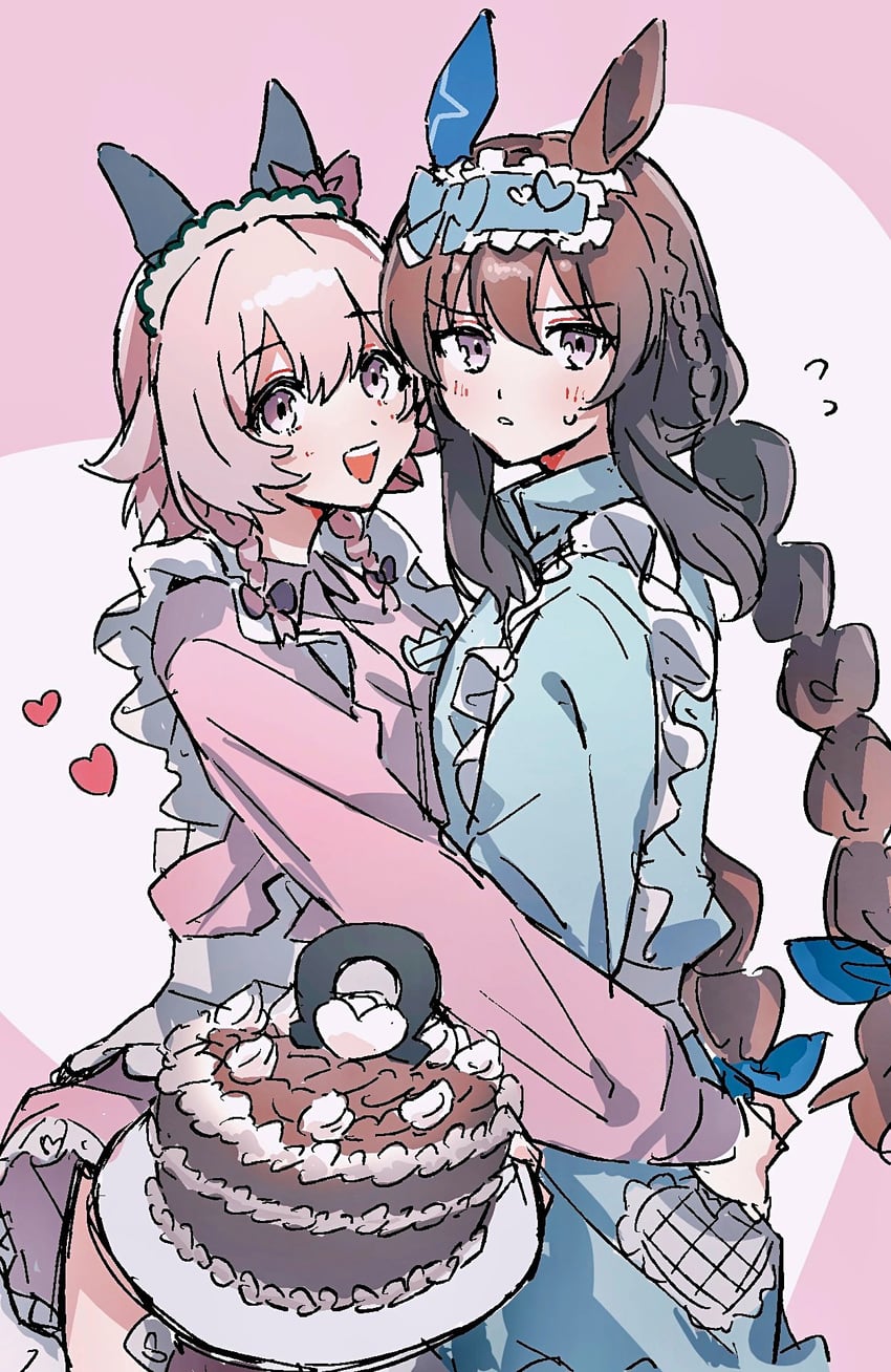 admire vega and curren chan (umamusume) drawn by enu_(brandnewday02)
