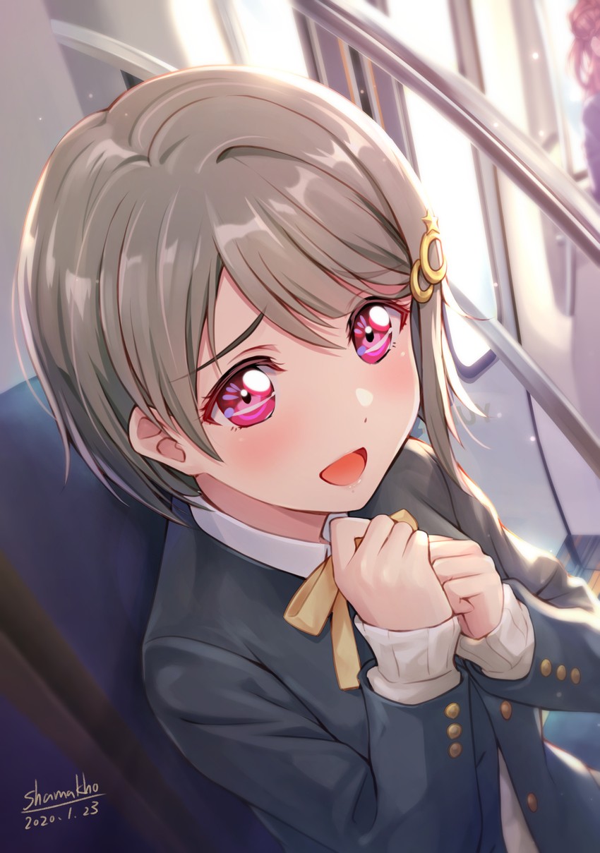 nakasu kasumi (love live! and 2 more) drawn by shamakho