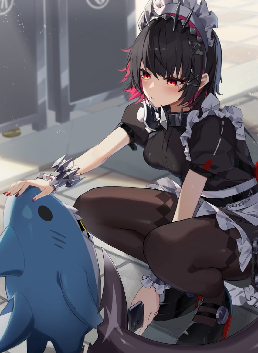 ellen joe and sharkboo (zenless zone zero) drawn by e_buki