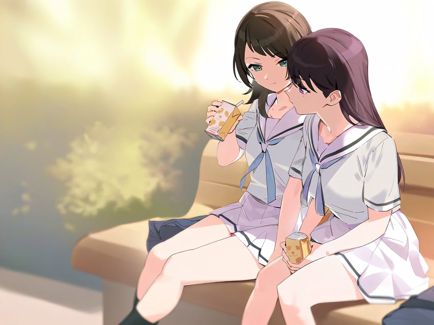 shiina taki and yahata umiri (bang dream! and 1 more)