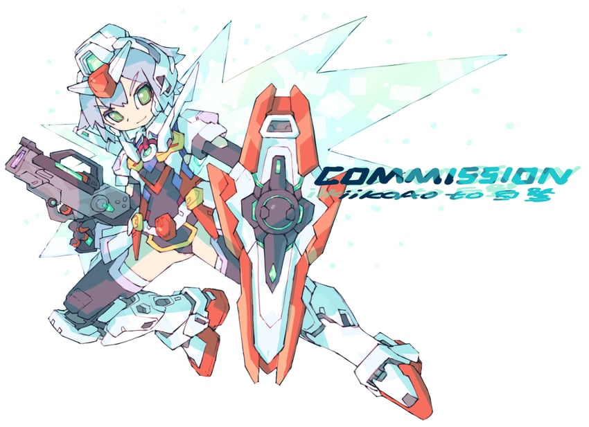 0 gundam (original and 4 more) drawn by iikoao