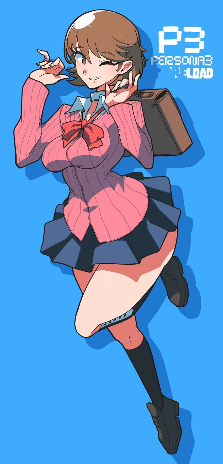 takeba yukari (persona and 2 more) drawn by omura_zojiki