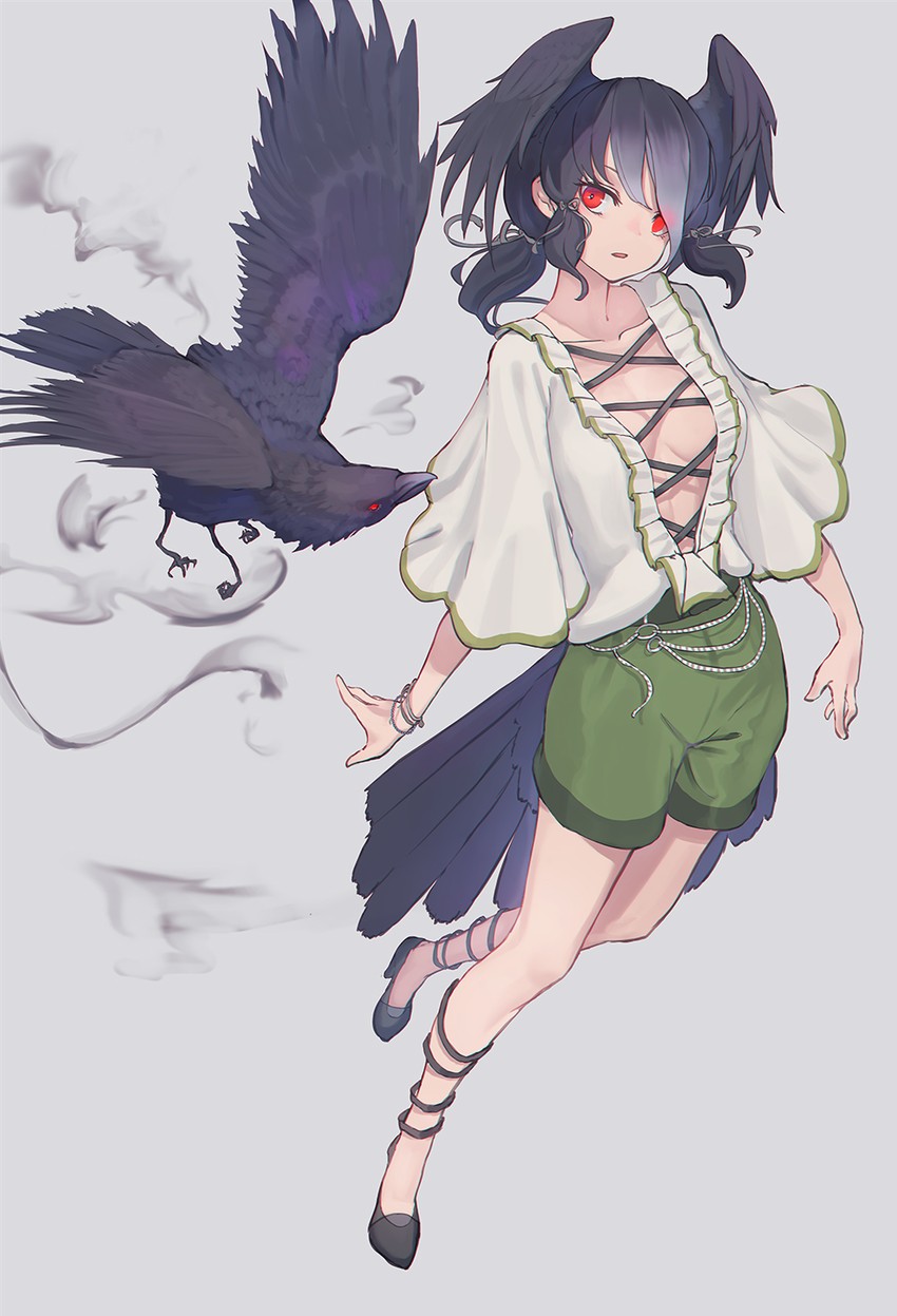 yatagarasu (kemono friends and 1 more) drawn by don3