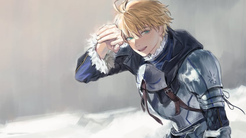 arthur pendragon (fate and 1 more) drawn by whitessen