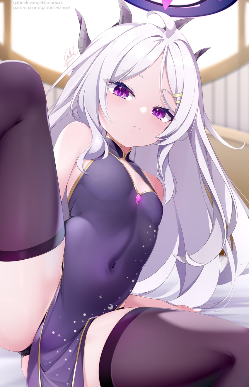 hina (blue archive) drawn by gabriel_evangel