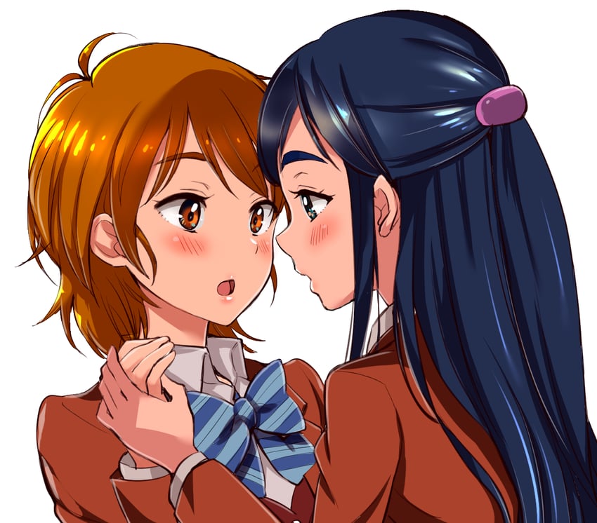 misumi nagisa and yukishiro honoka (precure and 1 more) drawn by pukara