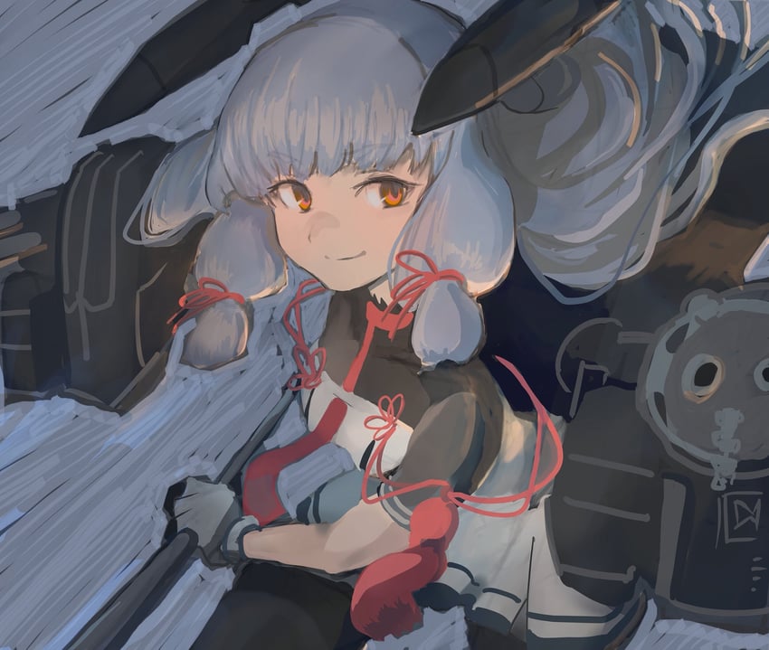 murakumo and murakumo kai ni (kantai collection) drawn by moor