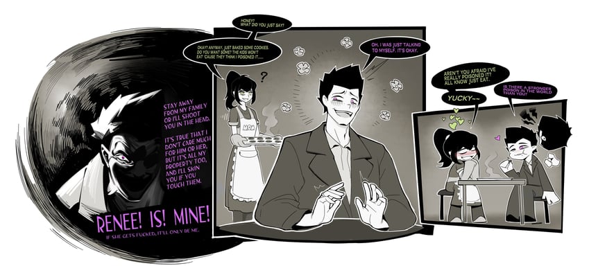 renee graves and douglas graves (the coffin of andy and leyley) drawn by aierlaobo