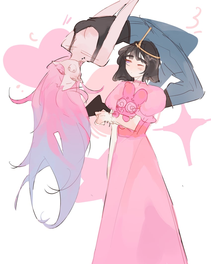 sua, mizi, marceline abadeer, and princess bonnibel bubblegum (alien stage and 1 more) drawn by uerstar