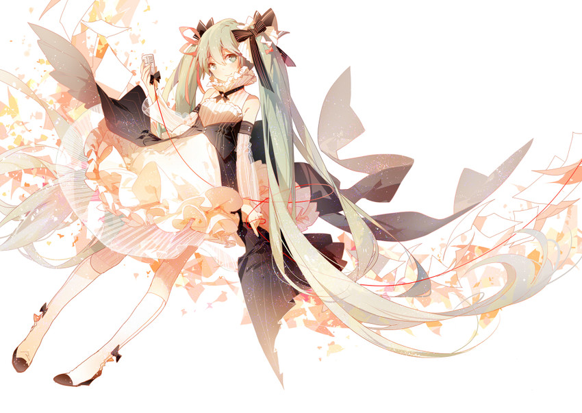 hatsune miku (vocaloid) drawn by rella